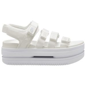 NIKE WHITE ICON CLASSIC SANDAL PLATFORM WOMEN SIZE 8 EUR 39 ADJUSTABLE